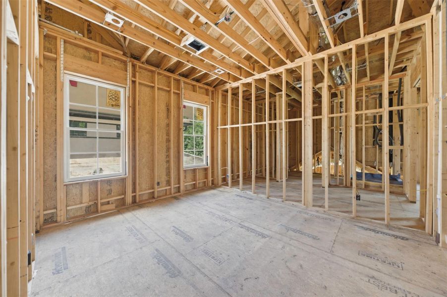 In-progress construction of a new home in , Houston, TX (Image 43).