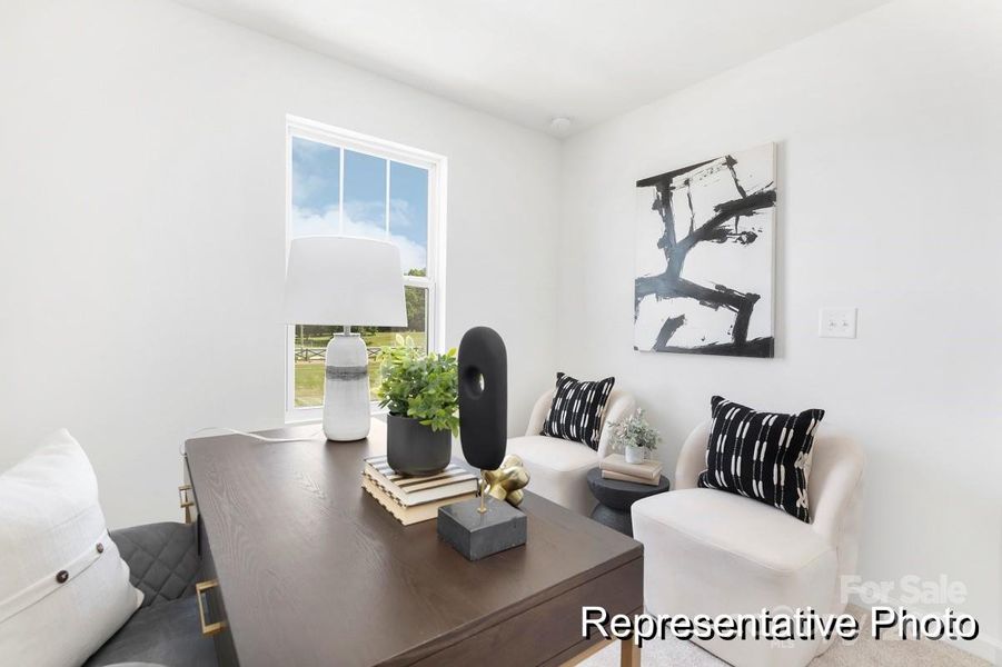 Furnished interior view inside a new home in , Charlotte (Image 10). Furnished interior view inside a new home in , Charlotte (Image 10).