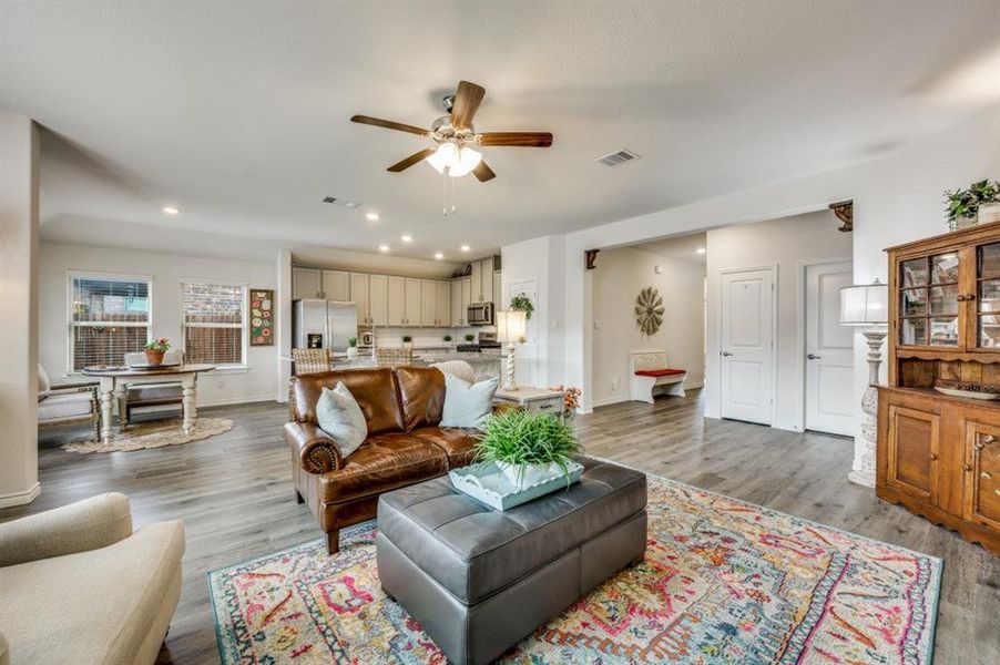 Furnished interior view inside a new home in , Aubrey (Image 10). Furnished interior view inside a new home in , Aubrey (Image 10).