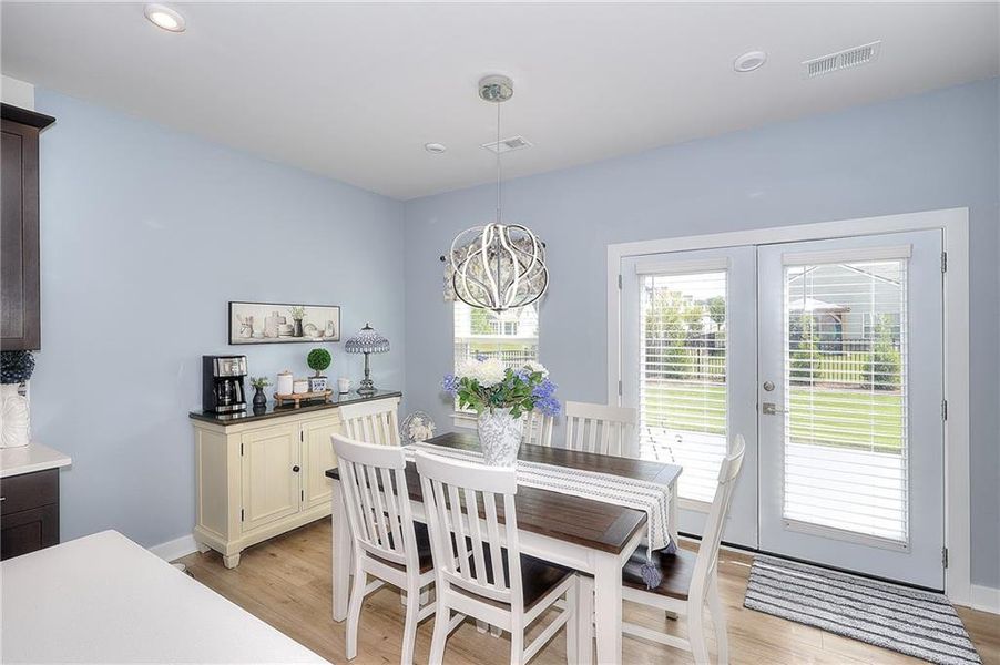 Furnished interior view inside a new home in , Hoschton (Image 11).