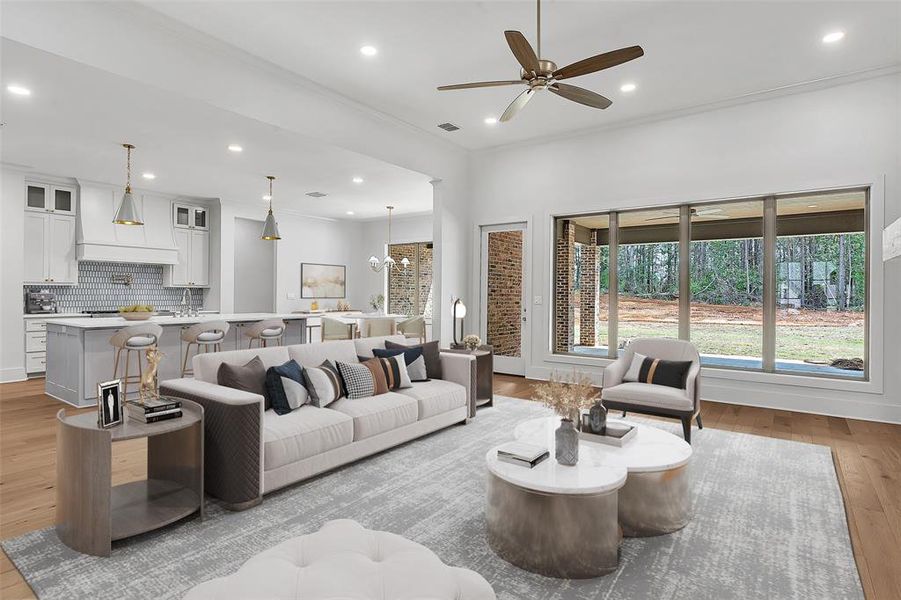 Furnished interior view inside a new home in , Longview (Image 8). Furnished interior view inside a new home in , Longview (Image 8).