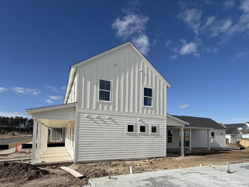 In-progress construction of a new home in The Domus Collection at Midtown Nexton, Summerville, SC (Image 34).
