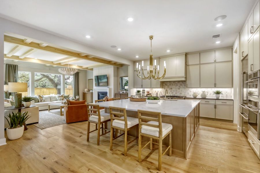 Representative furnished interior of a home built from the 5001 by Risewell Homes in Freedom at Anthem, Kyle (Image 5).