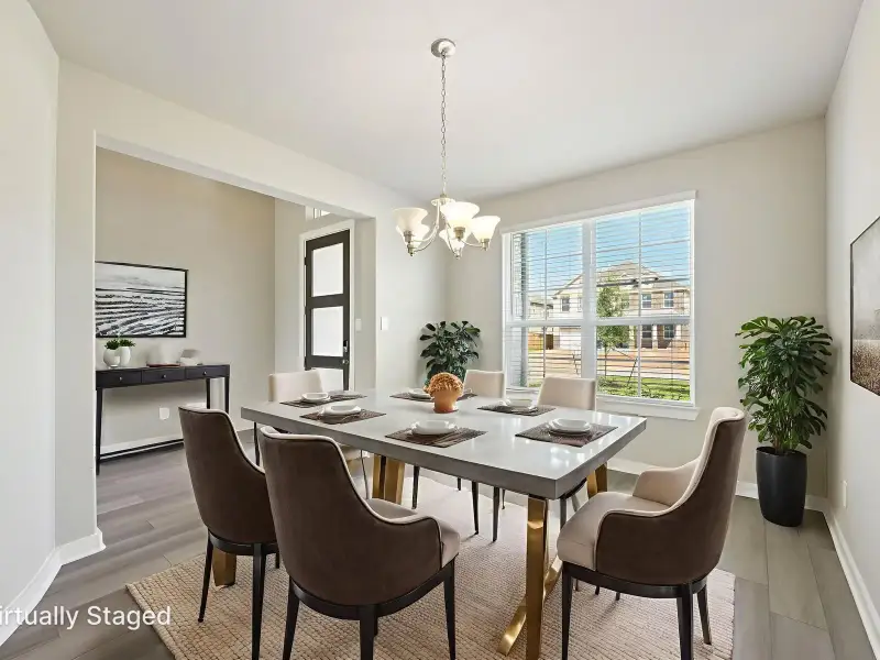 Furnished interior view inside a new home in Stewart's Ranch, Conroe (Image 6).