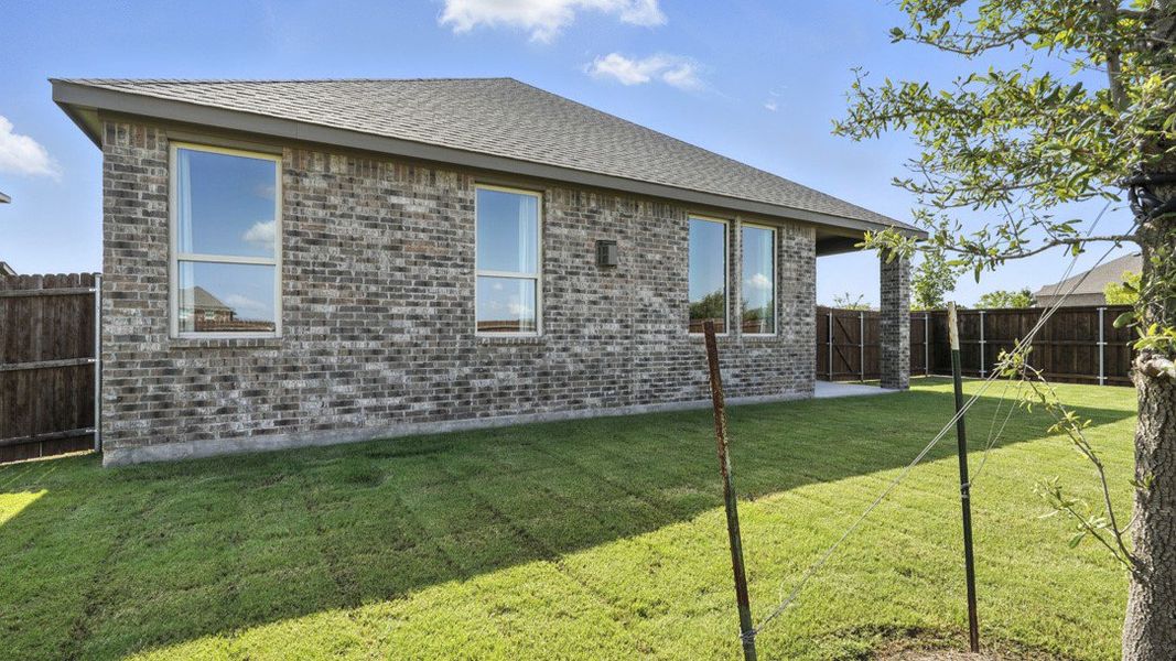Representative exterior photo of a completed home built from the Avery by D.R. Horton in Madera, Royse City, TX (Image 25). Representative exterior photo of a completed home built from the Avery by D.R. Horton in Madera, Royse City, TX (Image 25).