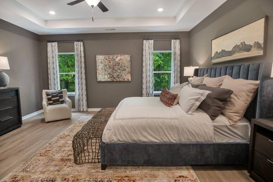 Furnished interior view inside a new home in The Oaks, Clarksville (Image 31). Furnished interior view inside a new home in The Oaks, Clarksville (Image 31).