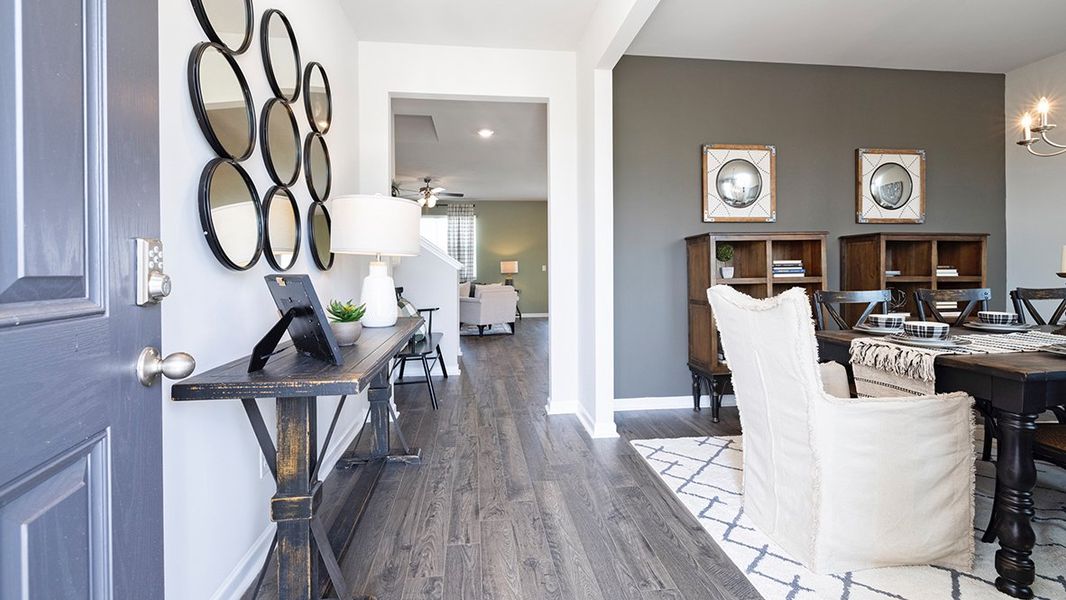 Representative furnished interior of a home built from the Hayden by D.R. Horton in Estates at Deer Hollow, Grovetown (Image 35).