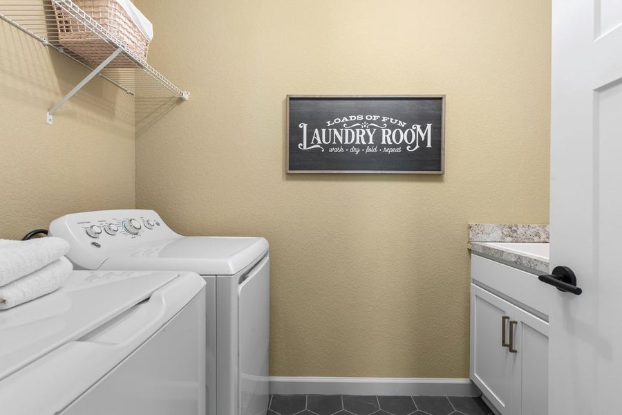Representative furnished interior of a home built from the The Waverunner by Chesapeake Homes in Coastal Club of the Carolinas, Calabash (Image 21).