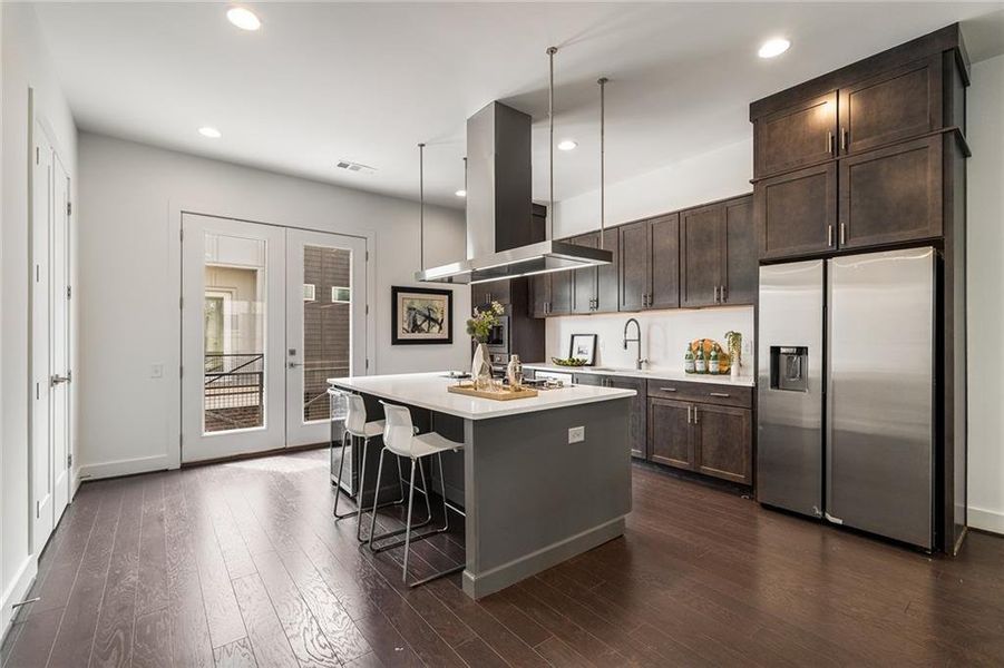 Furnished interior view inside a new home in , Atlanta (Image 9).