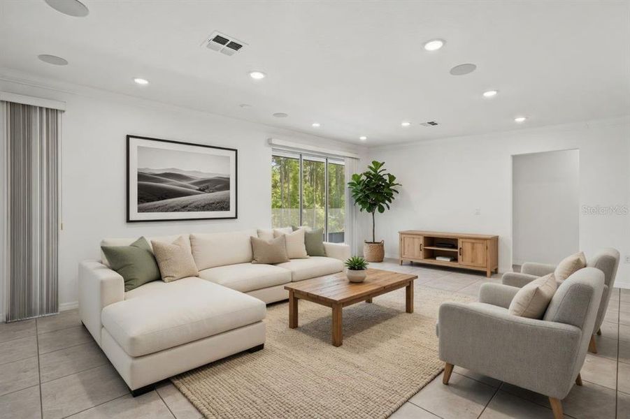 Furnished interior view inside a new home in , Weeki Wachee (Image 8).
