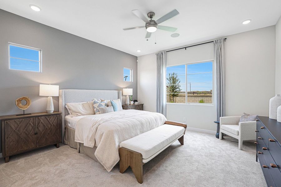 Representative furnished interior of a home built from the Copper by Mattamy Homes in Empire Pointe, Queen Creek (Image 19).