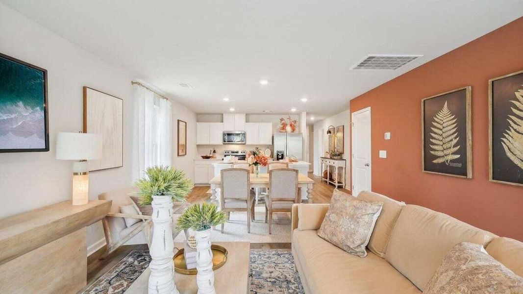 Furnished interior view inside a new home in Settlement at Salamander, North Charleston (Image 7).