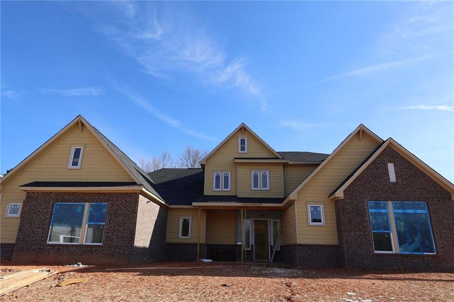 In-progress construction of a new home in Meadow Brook Farms, Cumming, GA (Image 8).