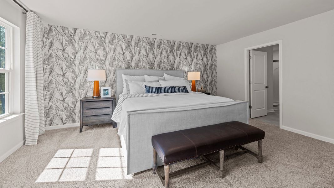 Furnished interior view inside a new home in West New Bern, New Bern (Image 21).