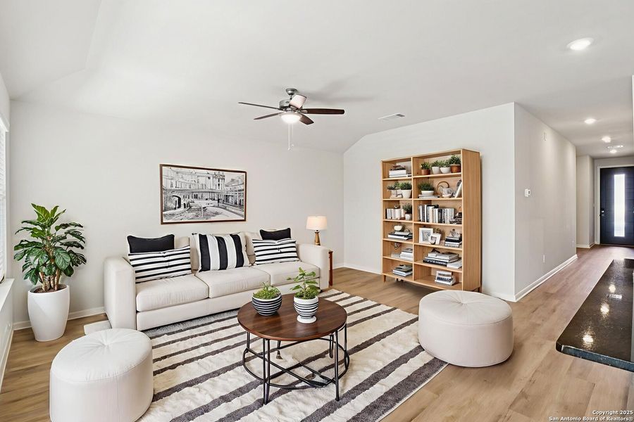 Furnished interior view inside a new home in Arcadia Ridge - Premier Series, San Antonio (Image 10).