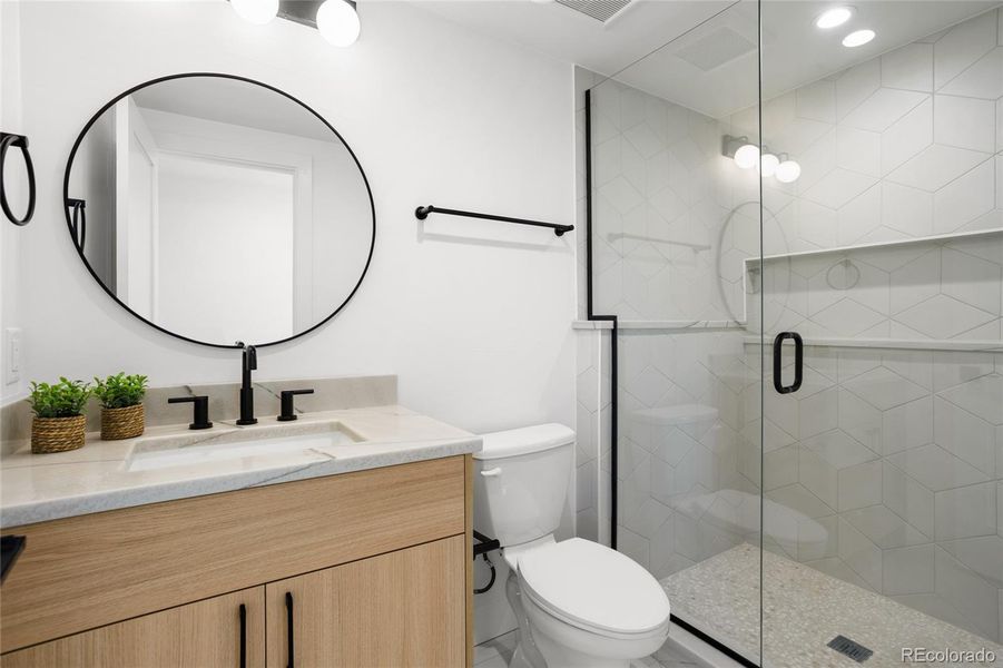 Furnished interior view inside a new home in , Denver (Image 28).