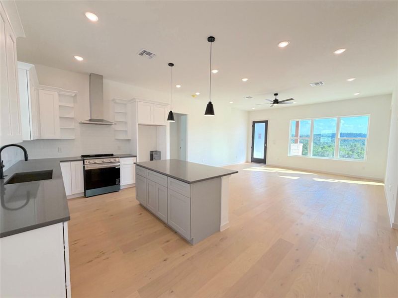 Furnished interior view inside a new home in , Canyon Lake (Image 3). Furnished interior view inside a new home in , Canyon Lake (Image 3).