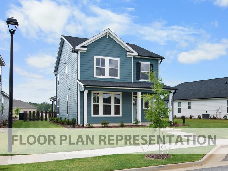 Front Exterior | Wren Plan by Ivey Homes in Tillery Park