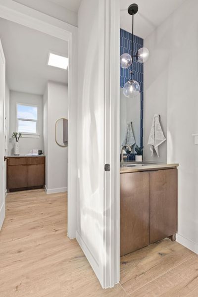 Furnished interior view inside a new home in Whisper Valley, Manor (Image 44). Furnished interior view inside a new home in Whisper Valley, Manor (Image 44).