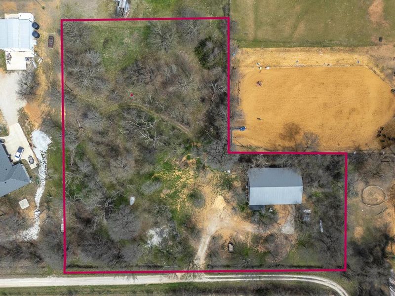 3.7 acres Drone / aerial view