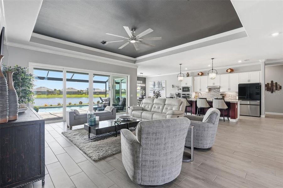 Furnished interior view inside a new home in , Punta Gorda (Image 7).