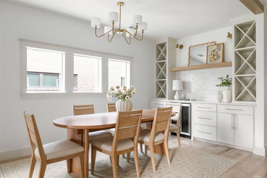 Furnished interior view inside a new home in , Dallas (Image 3).