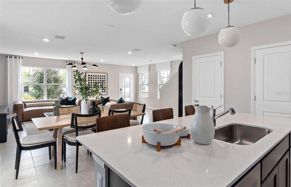 Furnished interior view inside a new home in Silverleaf Oaks, Winter Garden (Image 11).