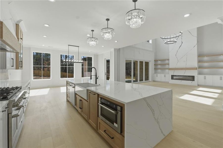 Furnished interior view inside a new home in , Lawrenceville (Image 5).
