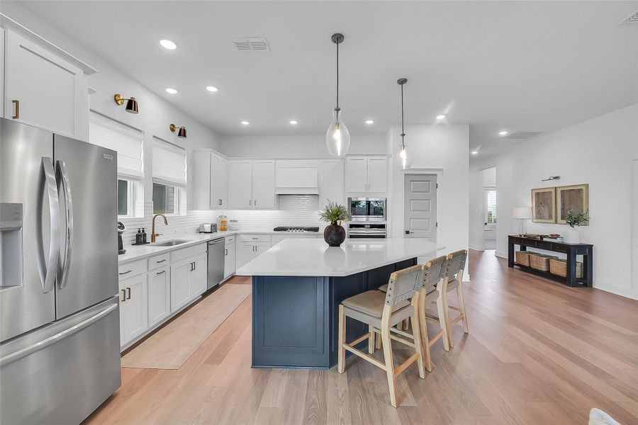 Furnished interior view inside a new home in , Cypress (Image 7).
