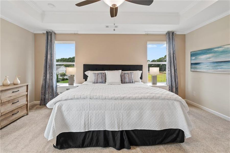 Furnished interior view inside a new home in Hickory Heights, Acworth (Image 9).