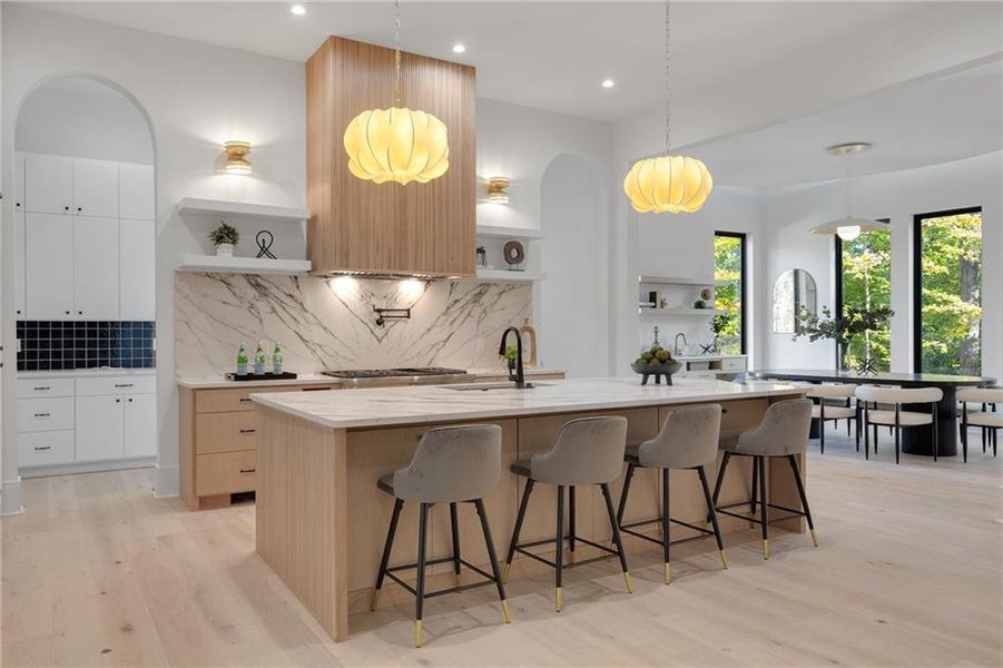 Furnished interior view inside a new home in , Atlanta (Image 6).