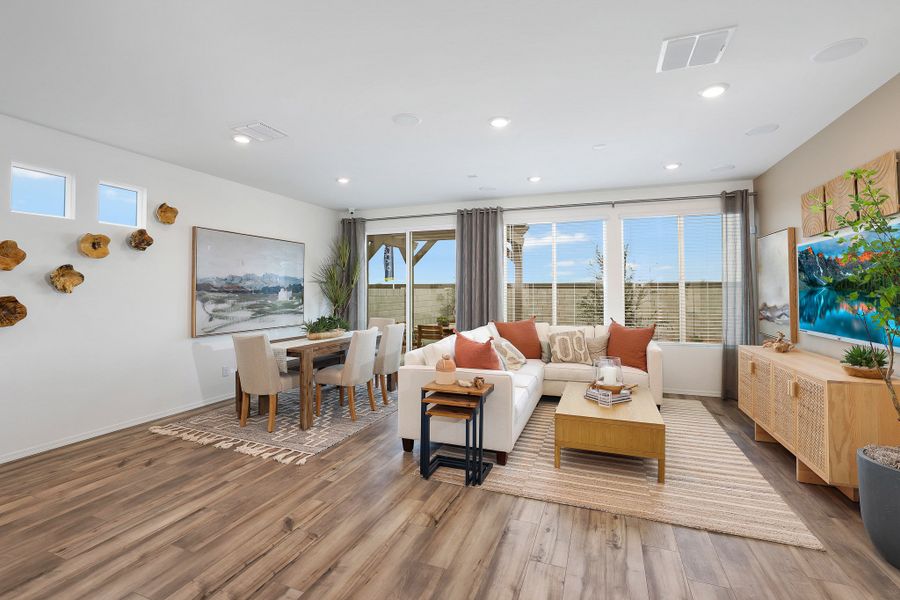Furnished interior view inside a new home in North Copper Canyon, Surprise (Image 11).