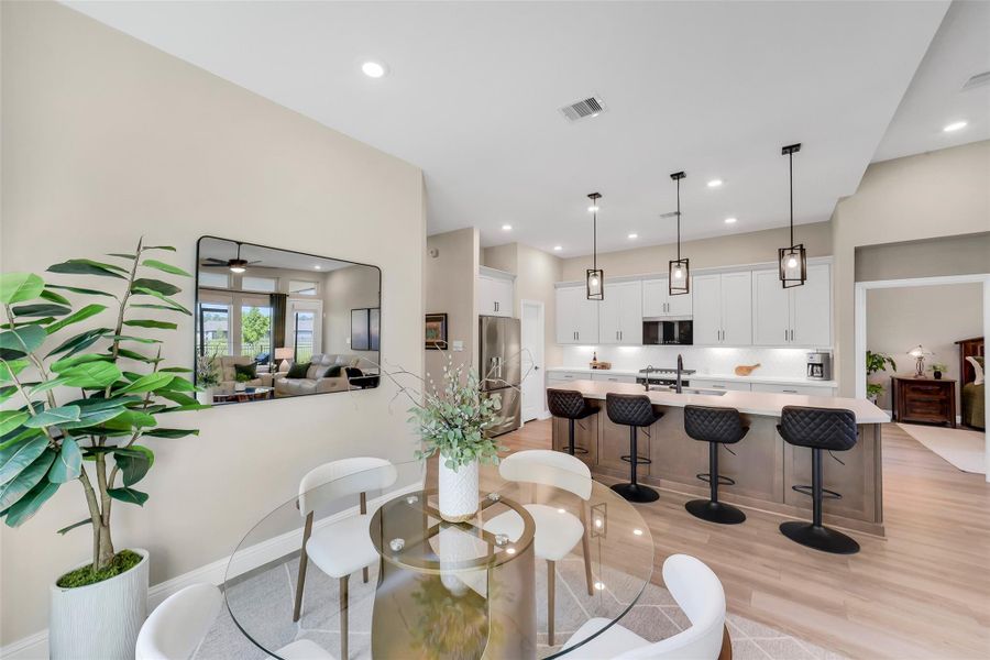 Furnished interior view inside a new home in , Willis (Image 24).