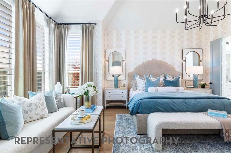 Furnished interior view inside a new home in Quail Hollow, Rockwall (Image 23).
