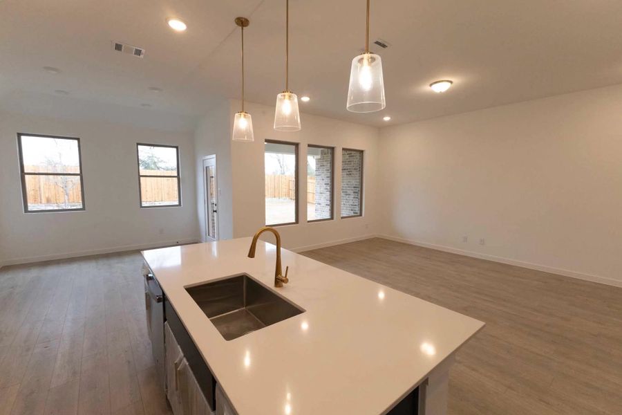 Open Kitchen-Living-Dining Room Construction Progress