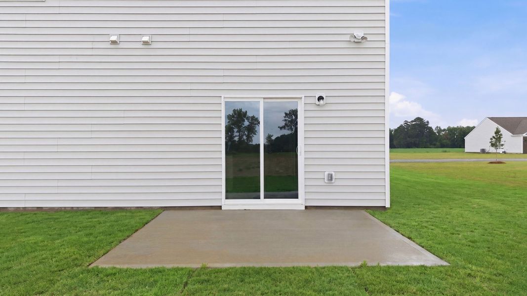 Exterior details and patio area of a home in Dail Farm, Farmville (Image 19). Exterior details and patio area of a home in Dail Farm, Farmville (Image 19).