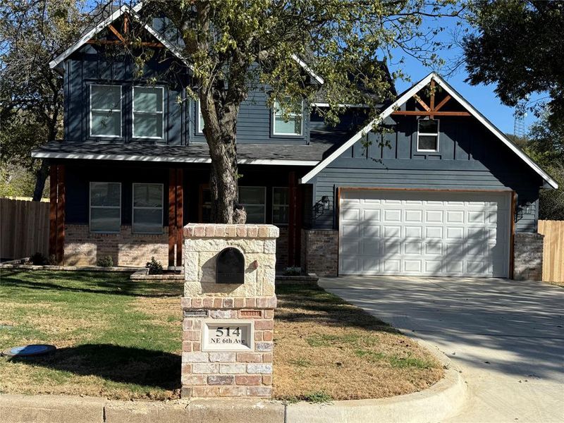 Front exterior of a new home in , Mineral Wells, TX, highlighting curb appeal (Image 2).