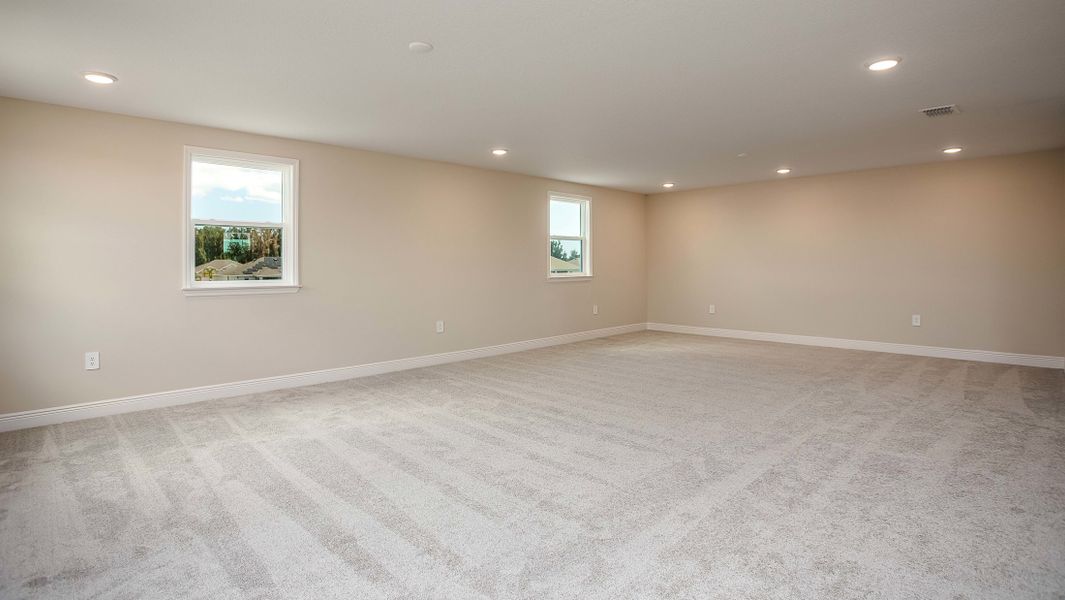 Representative unfurnished interior of a home built from the Verona by Maronda Homes in Eagle Crest, Grant-Valkaria (Image 16).