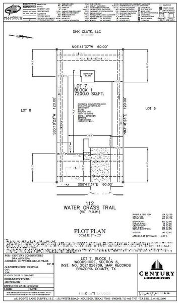 2D floor plan layout of this home in Woodshore, Clute, TX (Image 4).