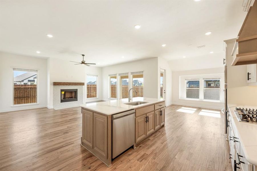 Furnished interior view inside a new home in Timberbrook 3B-4A, Justin (Image 13).