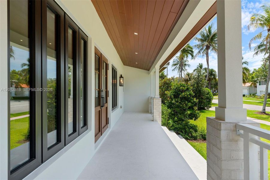 Exterior details and patio area of a home in , Coral Gables (Image 30). Exterior details and patio area of a home in , Coral Gables (Image 30).