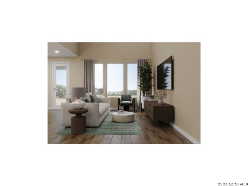 Furnished interior view inside a new home in Westridge, San Antonio (Image 6).