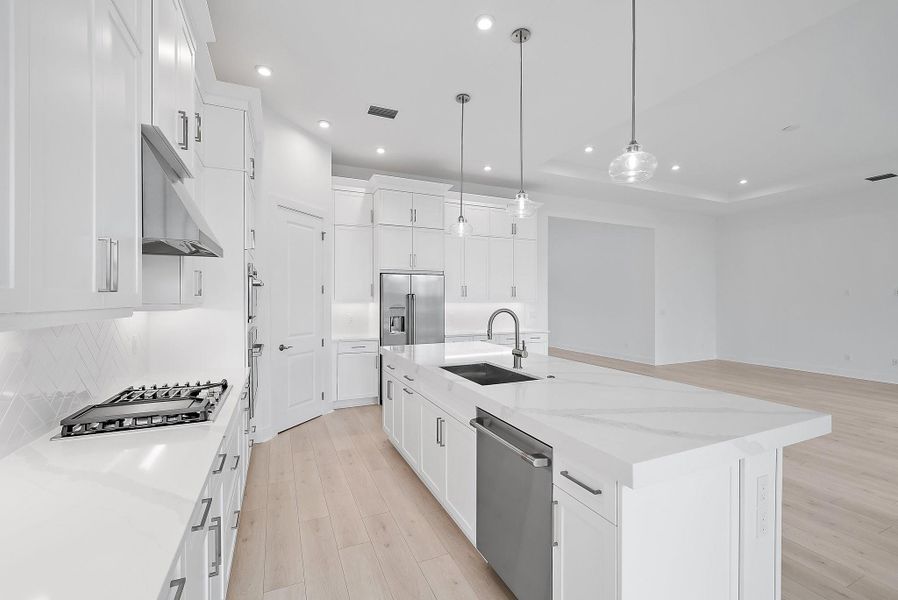 Furnished interior view inside a new home in L'Ambiance at Avenir, Palm Beach Gardens (Image 10).