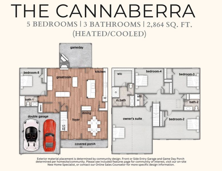 The Cannaberra:Floor plan