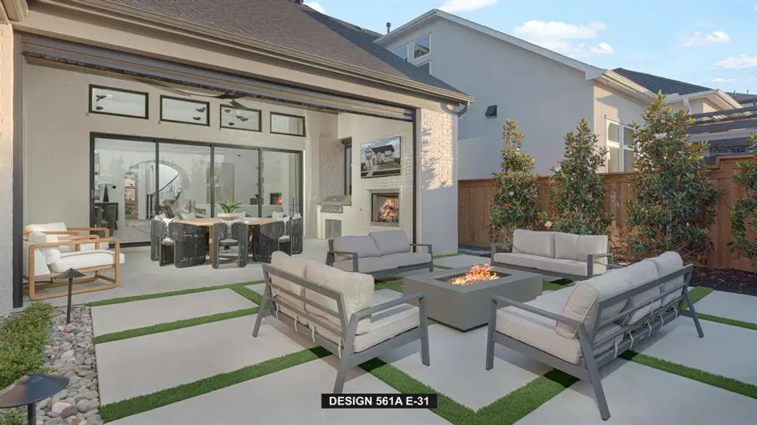 Exterior details and patio area of a home in , Frisco (Image 3).