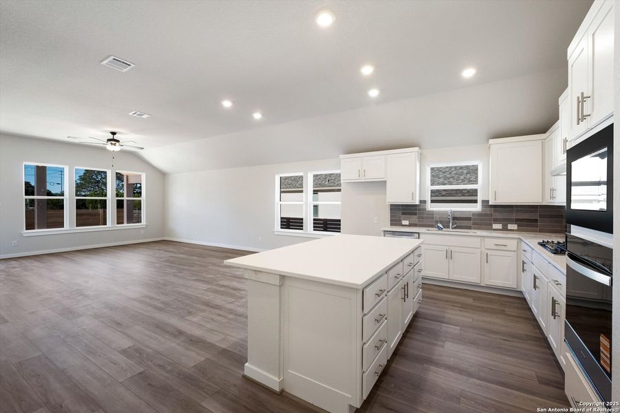 Furnished interior view inside a new home in The Grove at Vintage Oaks, New Braunfels (Image 10).