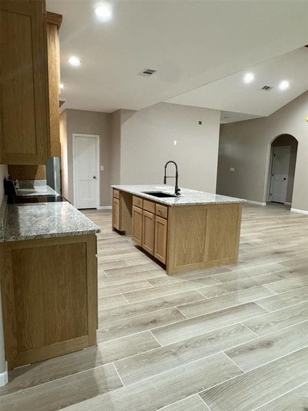 Furnished interior view inside a new home in , Powderly (Image 7).