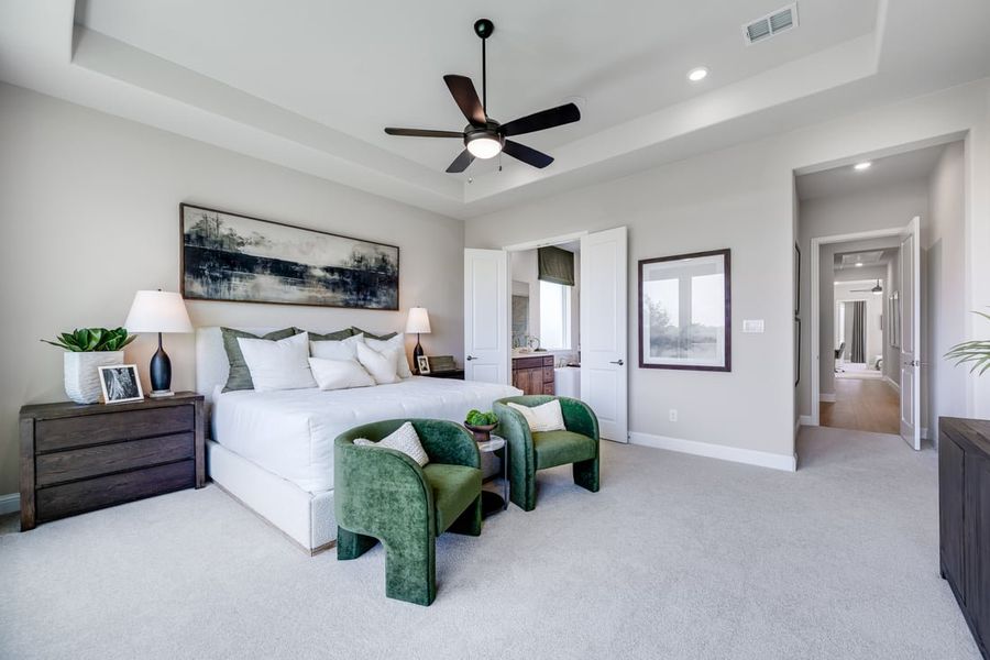 Representative furnished interior of a home built from the Courtney by Taylor Morrison in The Ranch at Uptown Celina, Celina (Image 13).