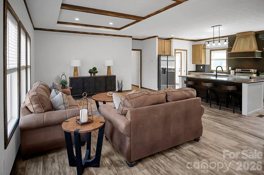 Furnished interior view inside a new home in , Shelby (Image 3).