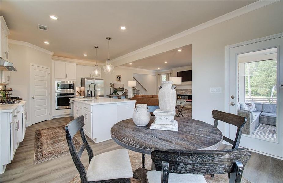 Furnished interior view inside a new home in Crofton Place Enclave, Snellville (Image 15).